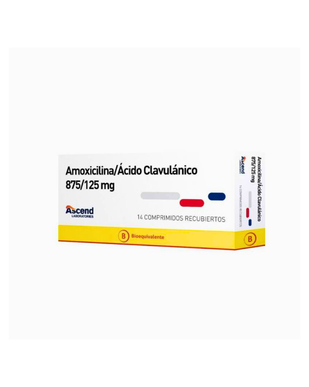 Amoxicilina/ Ácido Clavulánico 875/125 Mg