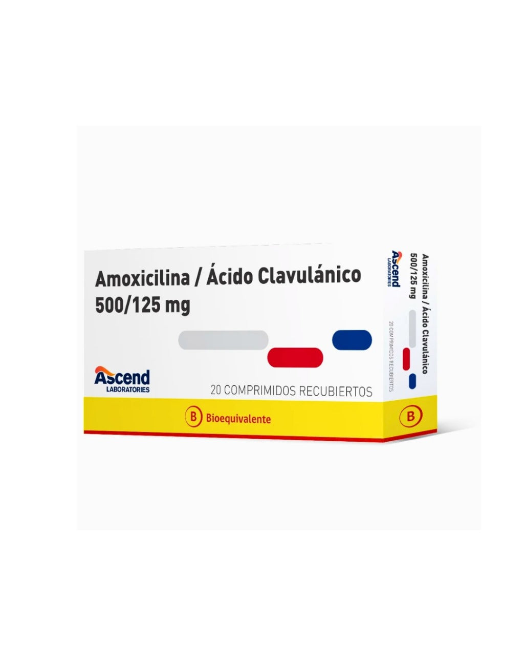 Amoxicilina/ Ácido Clavulánico 500/125 Mg