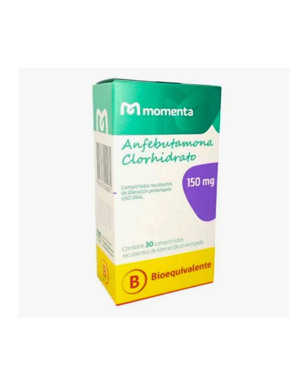 Anfebutamona Clorhidrato 150 Mg