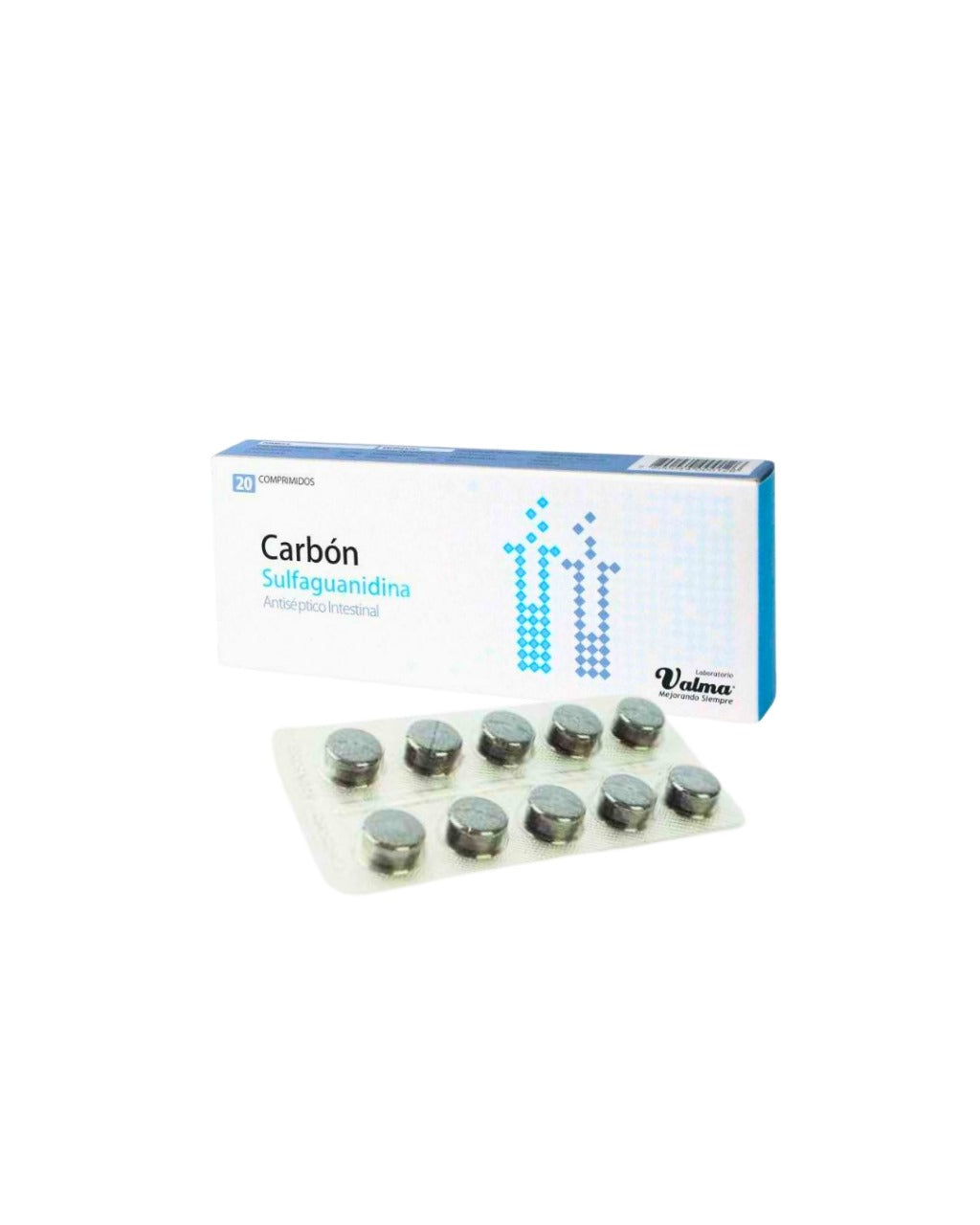 Carbon Sulfa Tira x 20 comprimidos