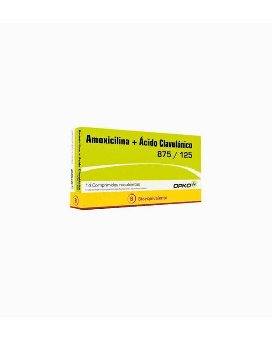 Amoxicilina/ Ácido Clavulánico 875/125 Mg