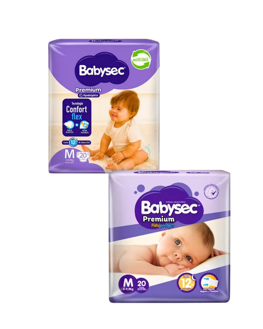 Babysec Premium M 20 Unidades