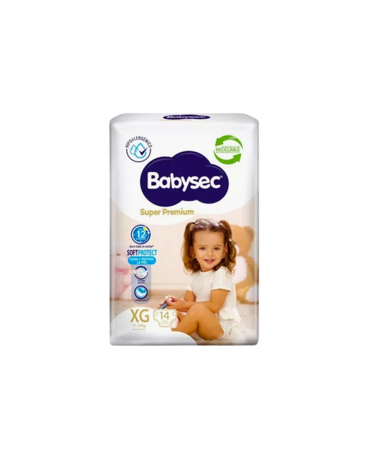 Babysec Super Premium XG 14 Unidades