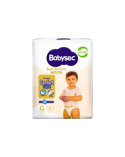 Babysec Super Premium G 18 Unidades
