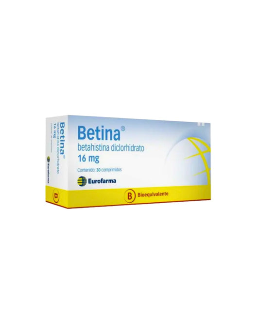 Betina 16 Mg 30 Comprimidos