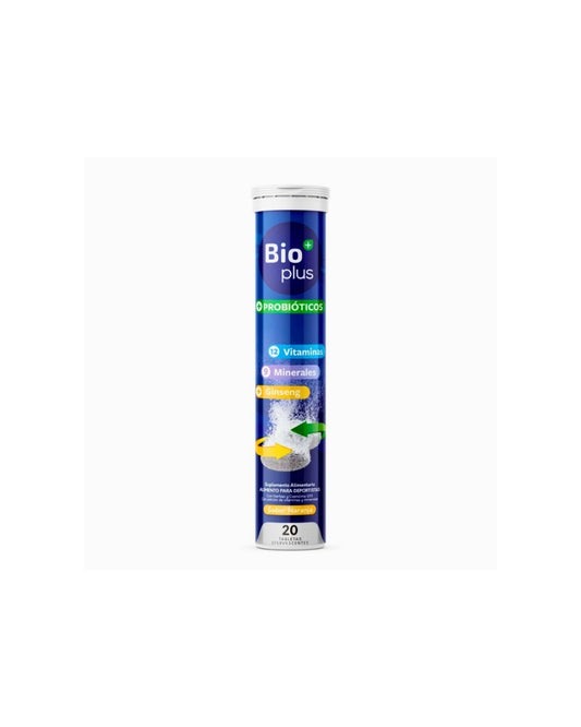 Bioplus Multivitaminas Multimineral Probioticos + Ginseng X20 Tab Sabor Naranja
