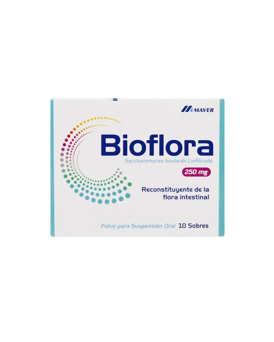 Bioflora 250 Mg Polvo Para Suspensión Oral 10 Sobres
