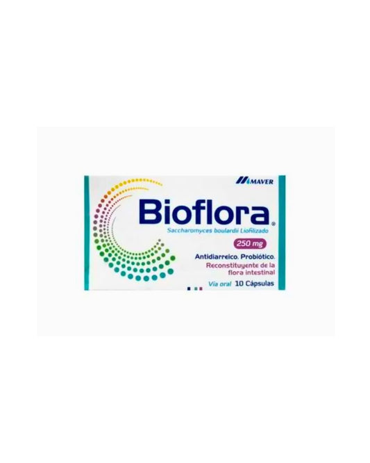 Bioflora 250 Mg Vía Oral 10 Cápsulas