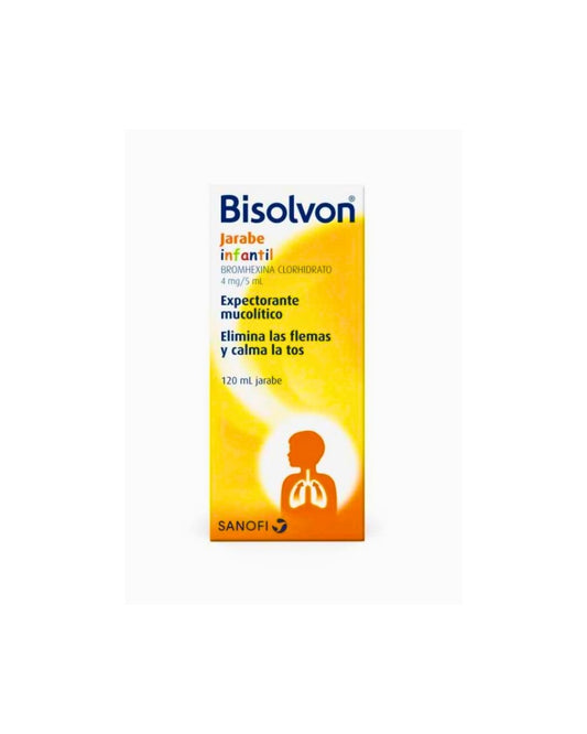 Bisolvon  4 Mg/ 5 Ml Jarabe Infantil 120 Ml