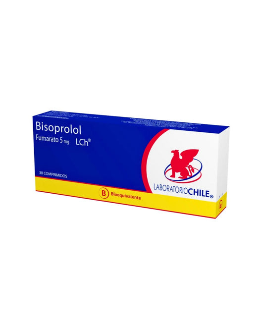 Bisoprolol 5 Mg 30 Comprimidos Recubiertos