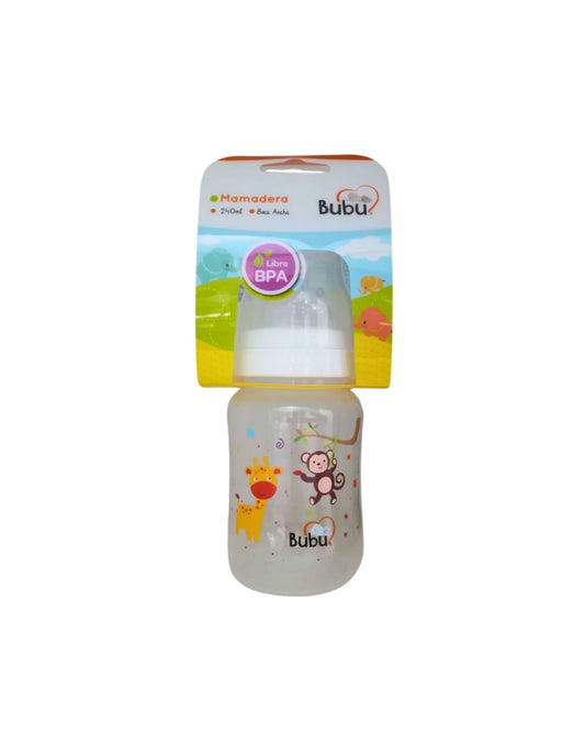Bubu Mamadera Boca Ancha 240 Ml