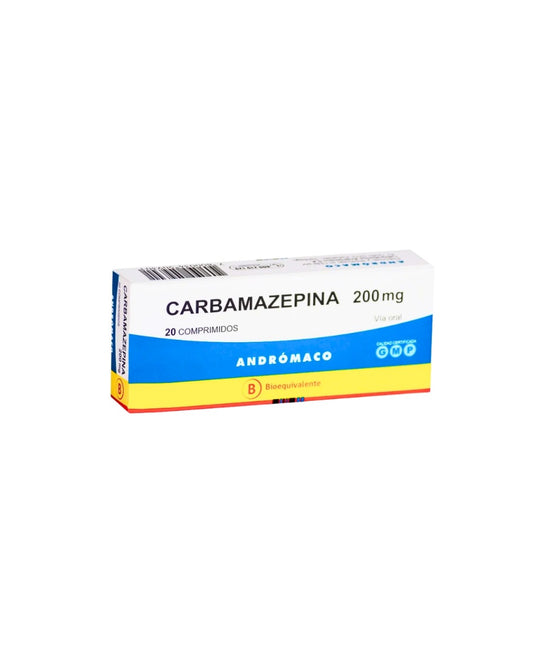 Carbamazepina 200 mg 20 Comprimidos