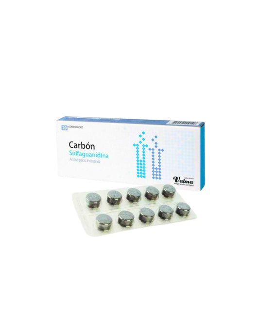Carbon Sulfa Tira x 20 comprimidos