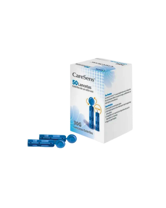 Lancetas Estériles Caresens 50un Para Medir Glicemia