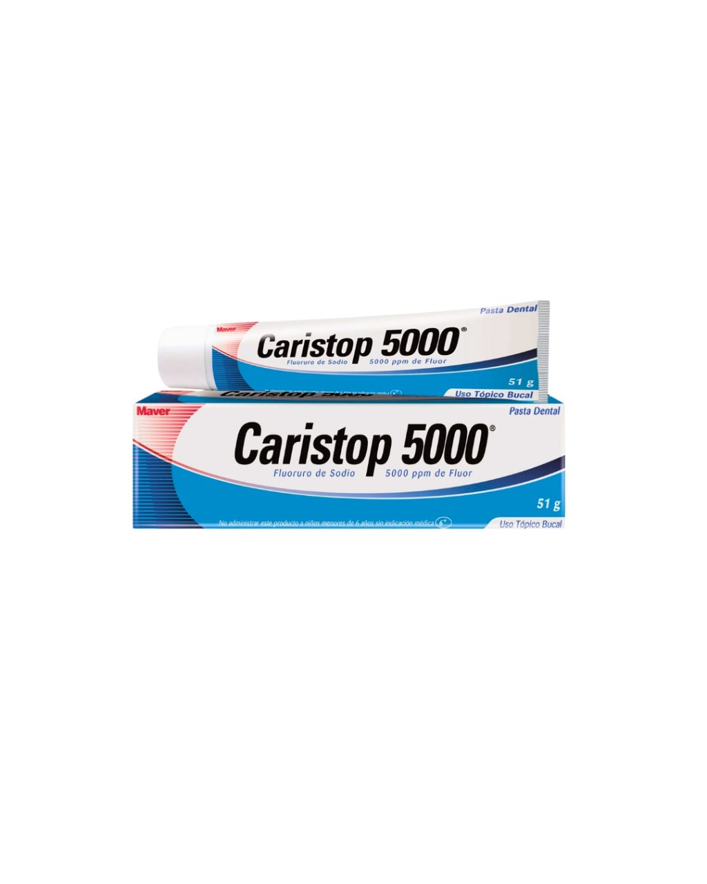 Caristop 5000 Pasta Dental Fluorada 51 Grs.