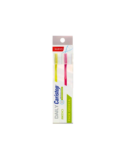 Cepillo Dental Medio Daily Caristop X 2Uni